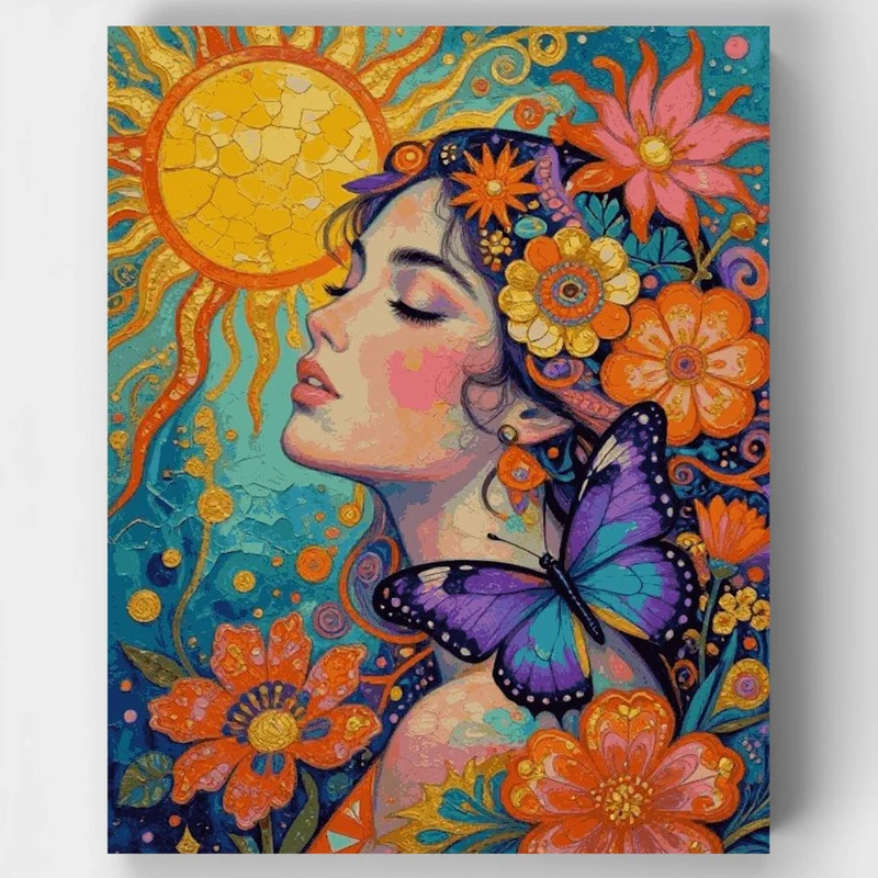 "Sun Kissed Serenity" Paint by Numbers Kit