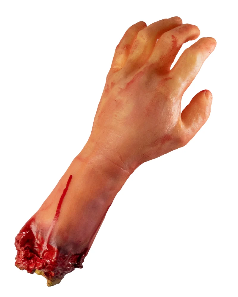 Linker blutiger Arm mit Knochenstumpf 31cm
