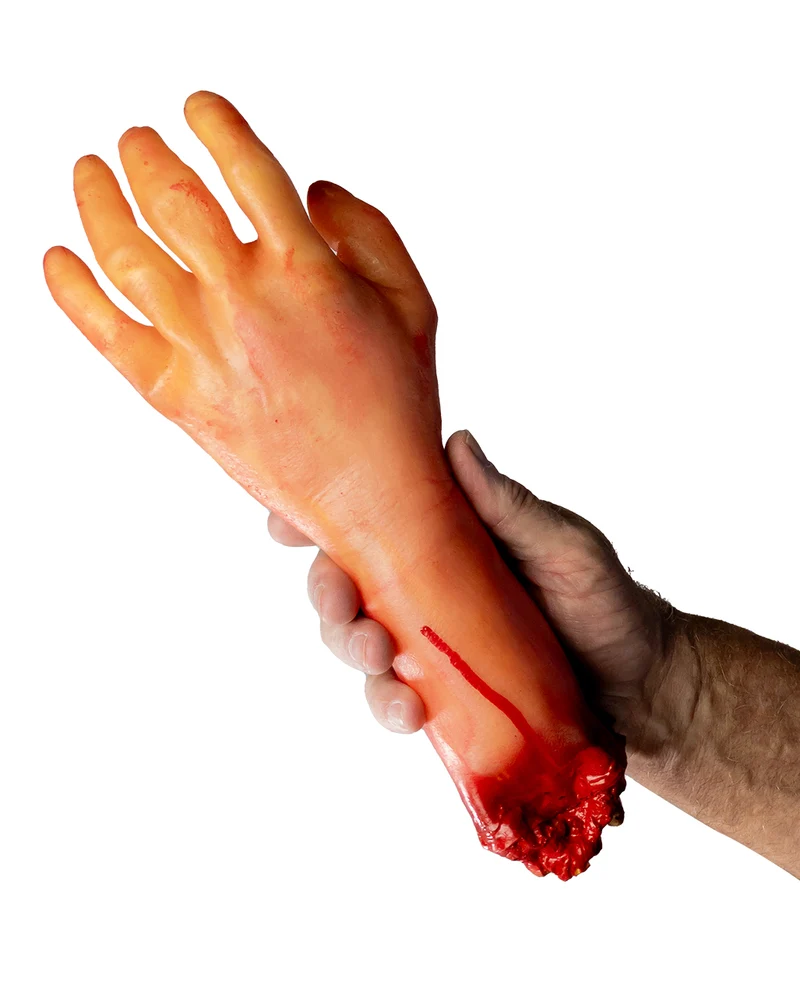 Linker blutiger Arm mit Knochenstumpf 31cm