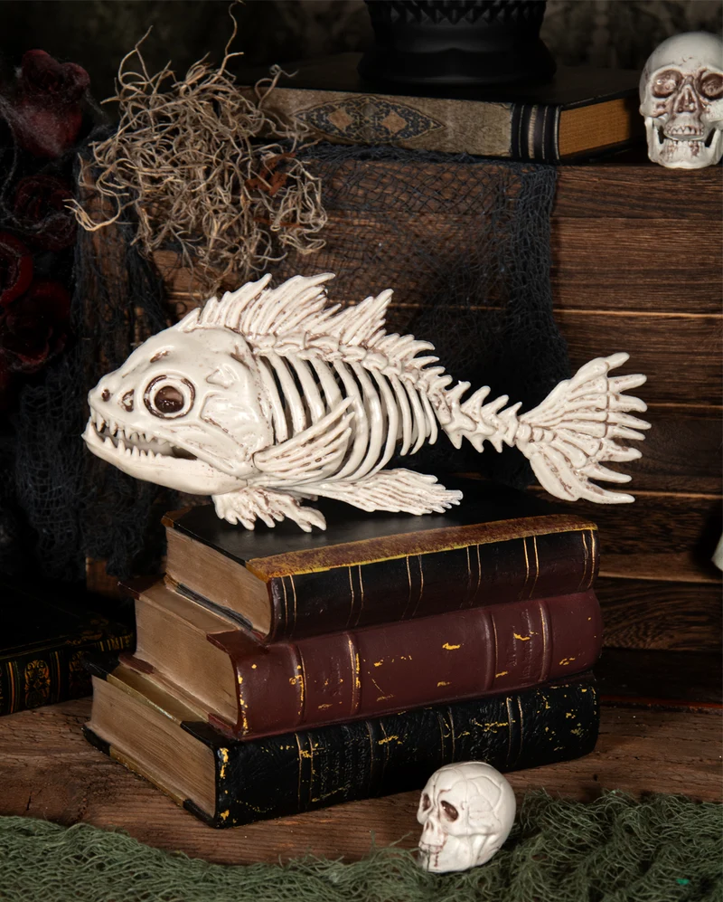 Fisch Skelett als Deko 25cm