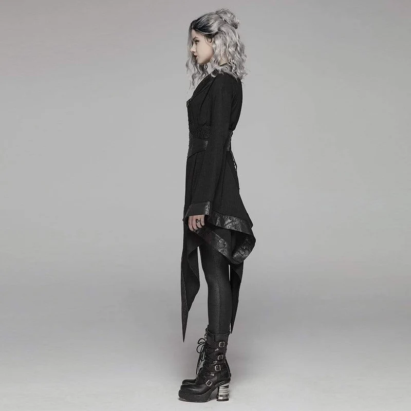 Frauen Goth japanischen Kimono mit Gürtel