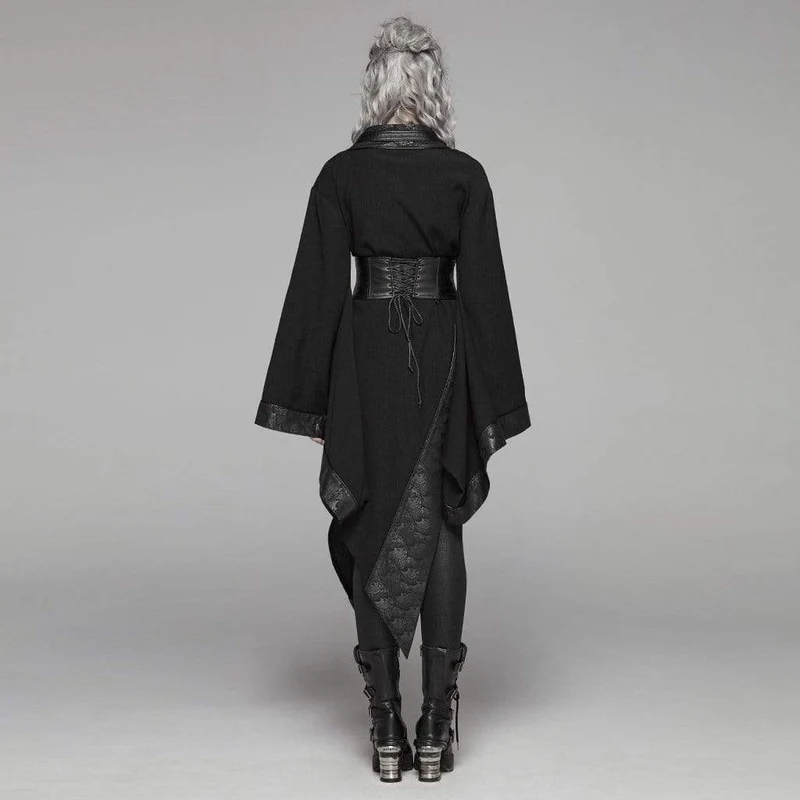 Frauen Goth japanischen Kimono mit Gürtel