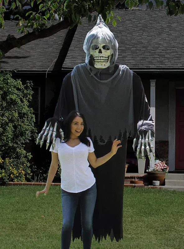 Gigantischer Tod Kostüm oder Deko 240cm Skelett