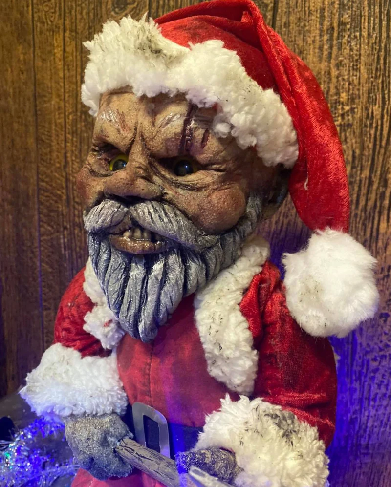 Bloody Santa Claus Graveyard Doll 50cm