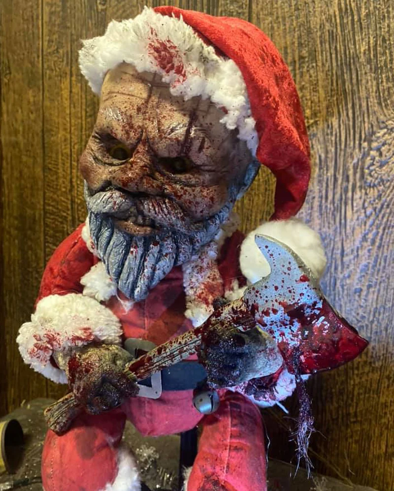 Bloody Santa Claus Graveyard Doll 50cm