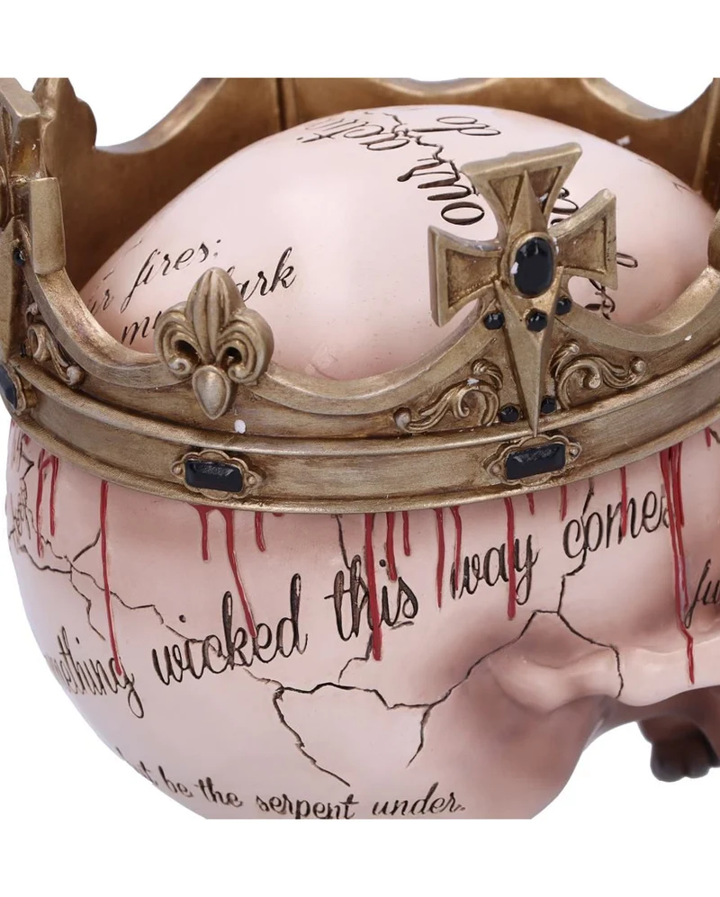 Macbeth Totenschädel mit Krone 15cm