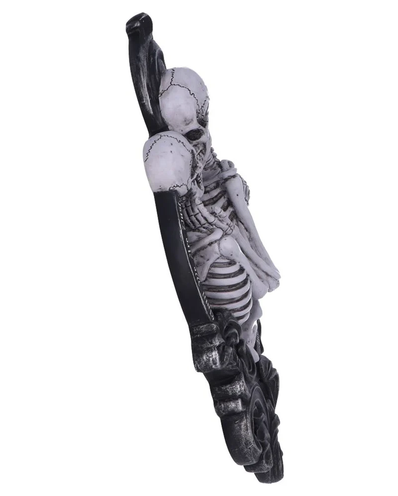 "And Even Then" Skelett Liebespaar Wandtafel 39cm