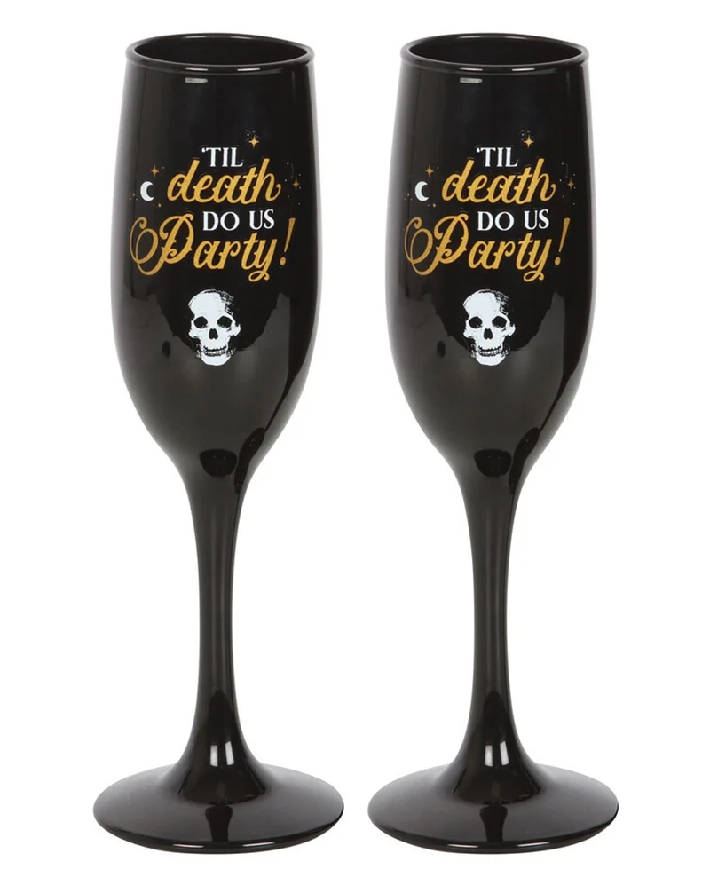 "Til Death Do Us Party" Sektgläser Set