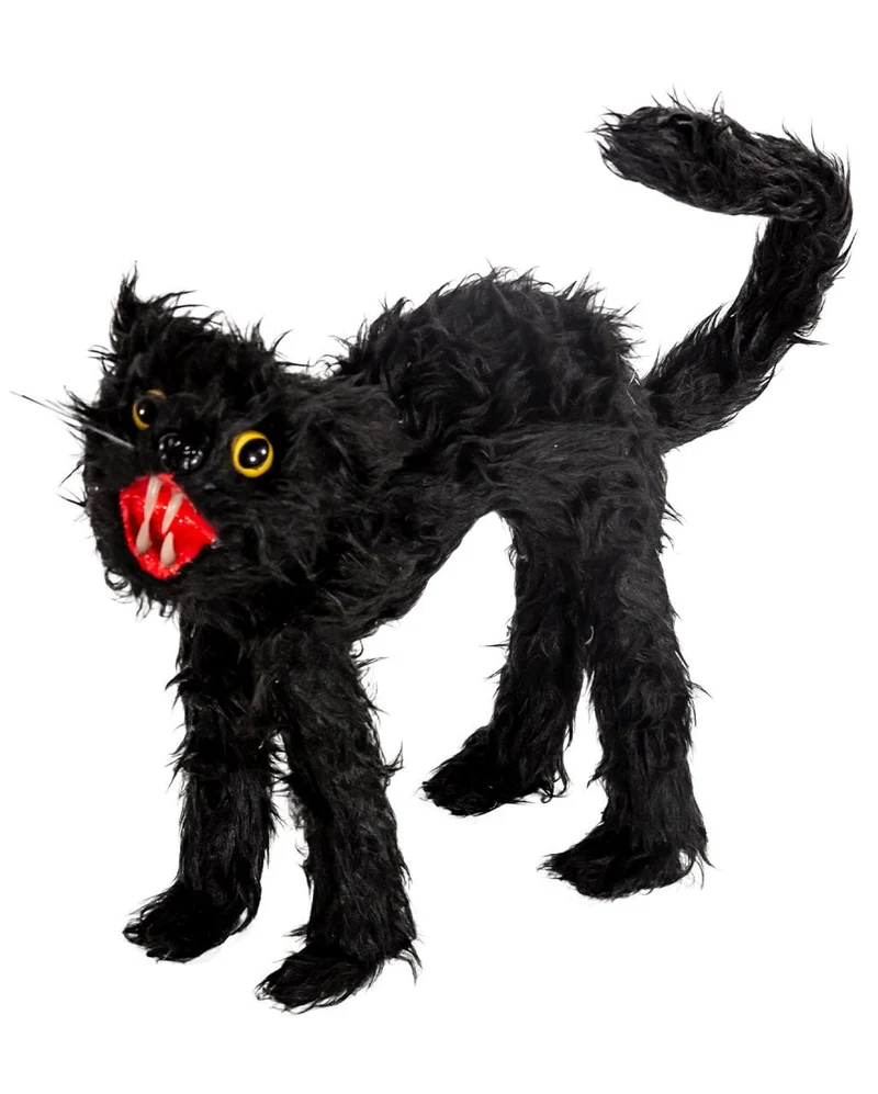 Schwarze Katze 30cm