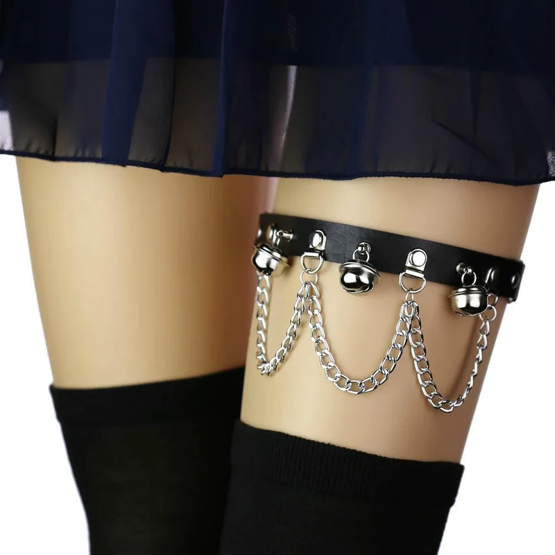 Frauen Punk Mental Chains Beingeschirre