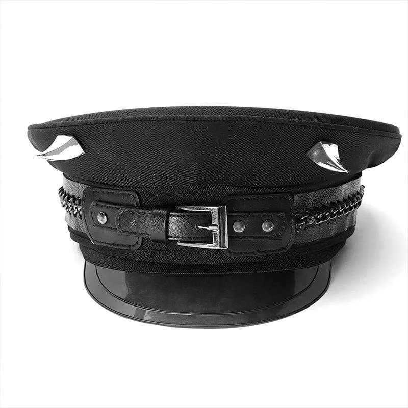 Herren Punk Military Rivets Schnallmützen
