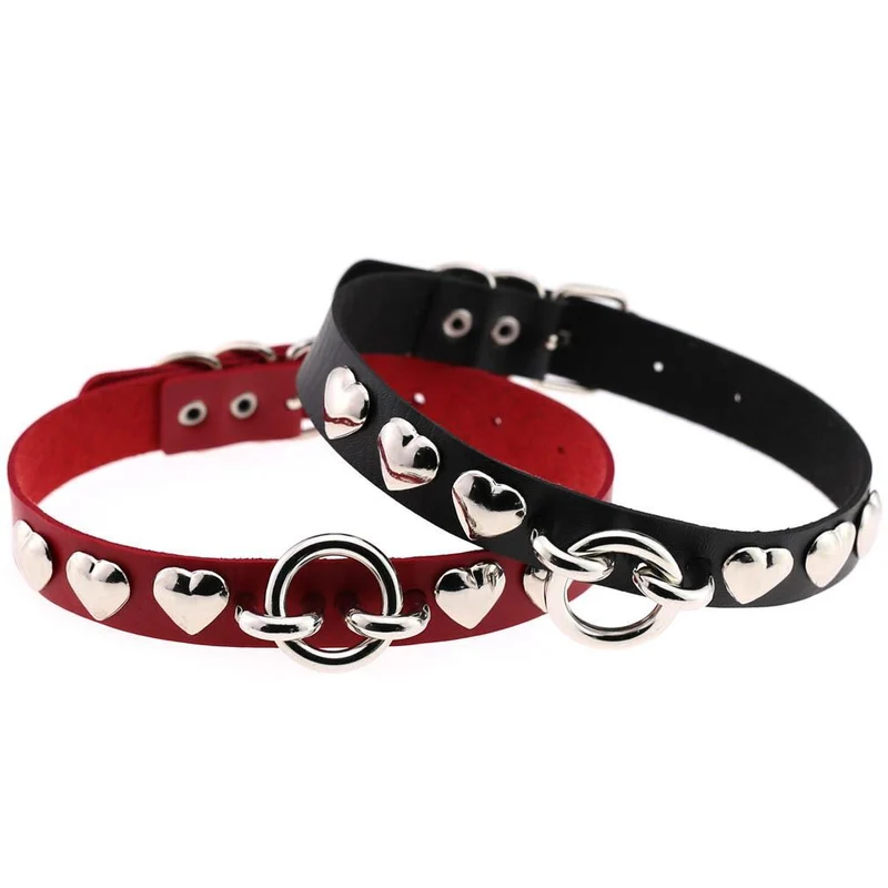 Frauen Punk Herz Rivet Choker