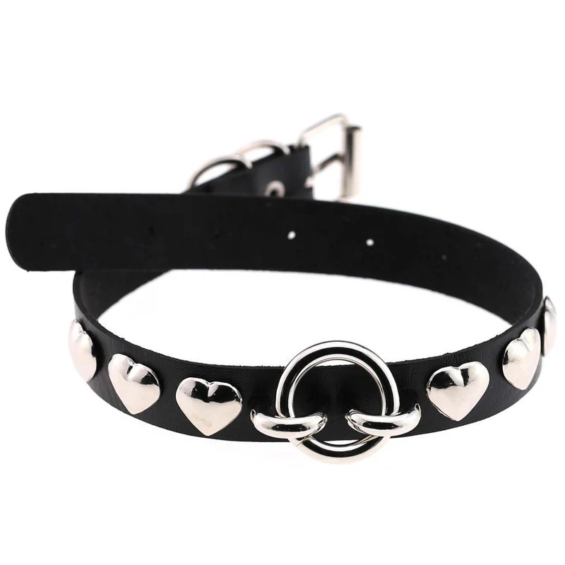 Frauen Punk Herz Rivet Choker