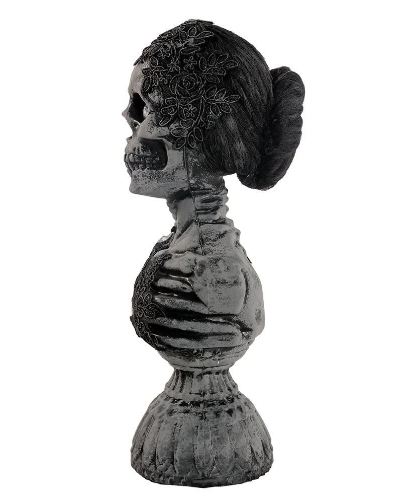 Spooky Geisterstatue "Lady Gruesome" mit Licht & Sound 38cm