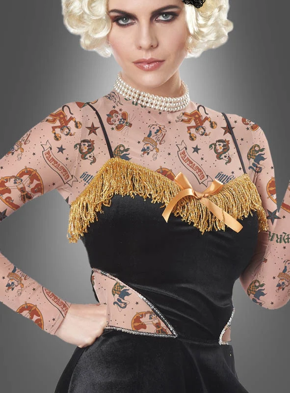 Erstaunliche Tattoo Dame Kostüm