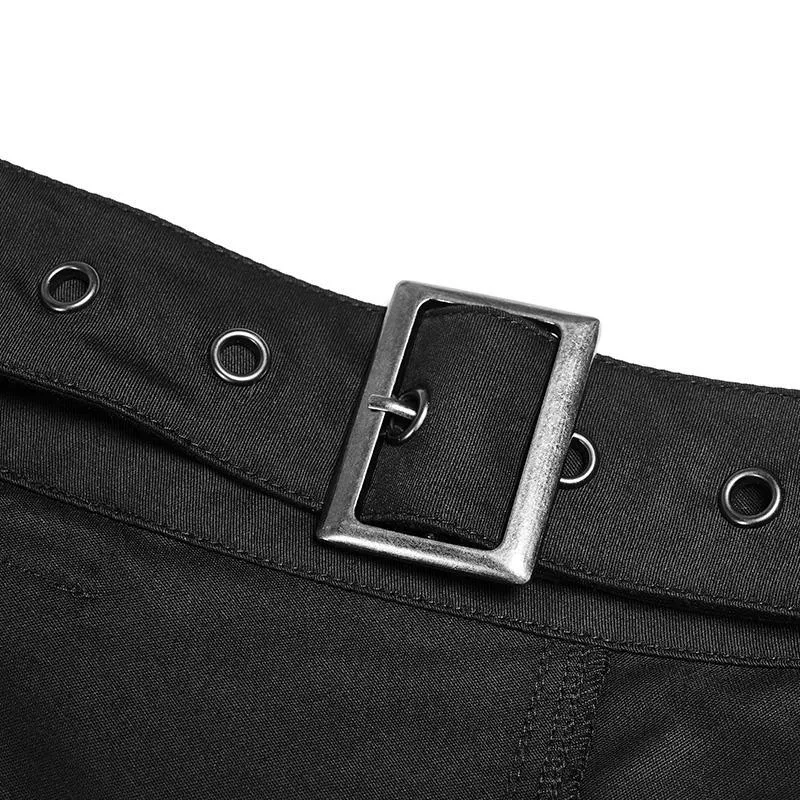 Frauen Punk abnehmbarer Überrock