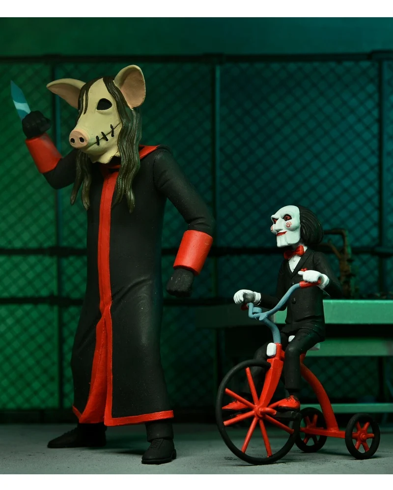 Toony Terrors: SAW - Jigsaw & Billy Actionfiguren Set 15cm