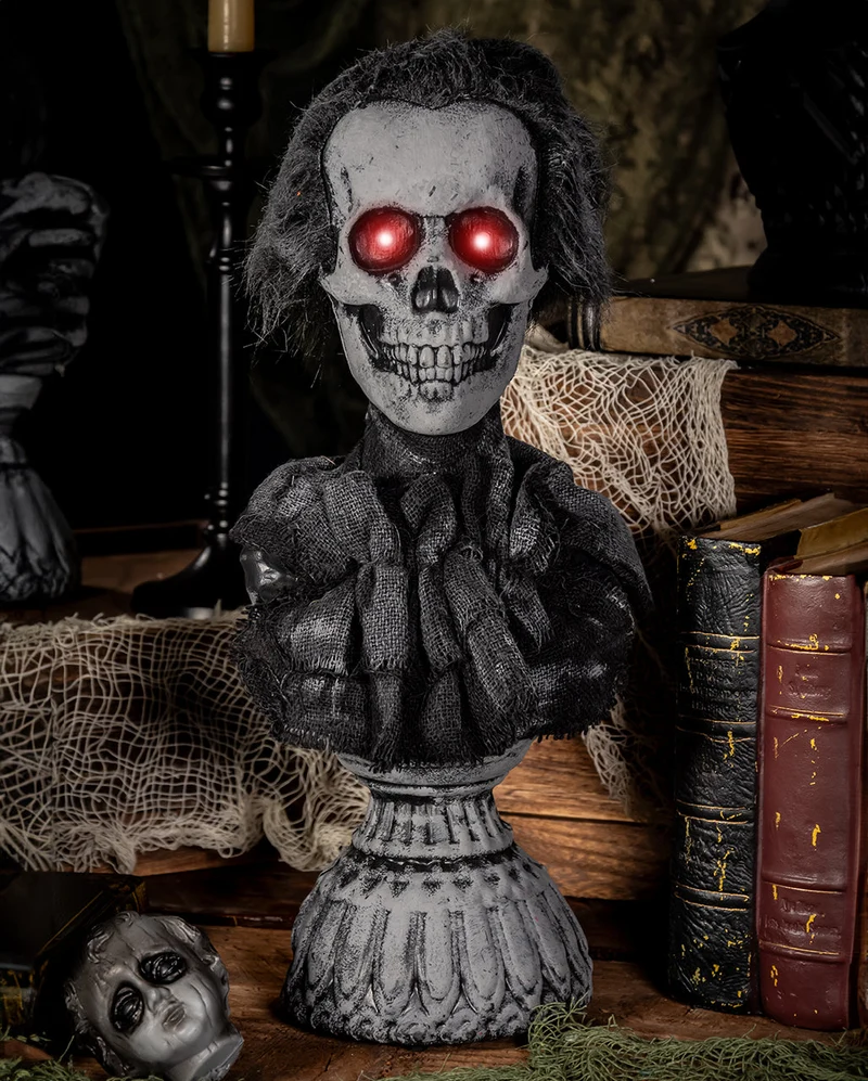 Spooky Geisterstatue "Sir Gruesome" mit Licht & Sound 38cm
