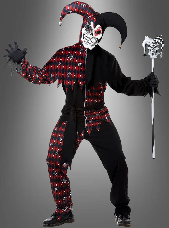 Psycho Jester Narrenkostüm Herren
