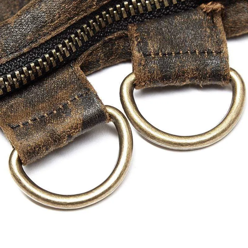 Herren Steampunk Gürtelschnalle Niet Handschuhe Kaffee