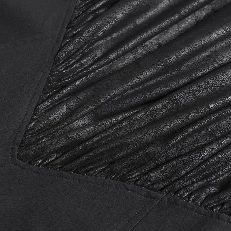Frauen Goth Tulip Asymmetrischer Rock