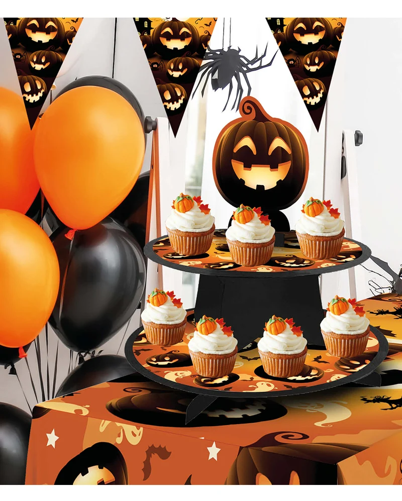 Halloween Kürbis Etagere 40cm