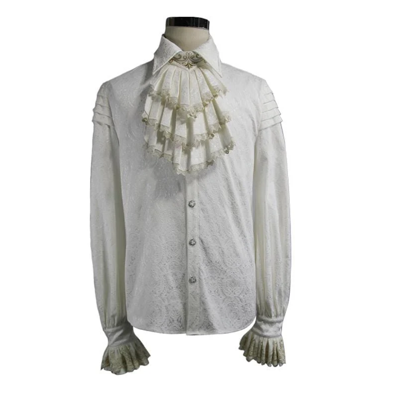 Herren Vintage Goth Dress Shirt