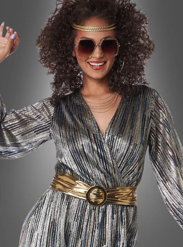 Disco Kostüm Jumpsuit Super Nova