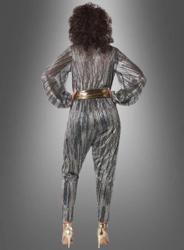 Disco Kostüm Jumpsuit Super Nova