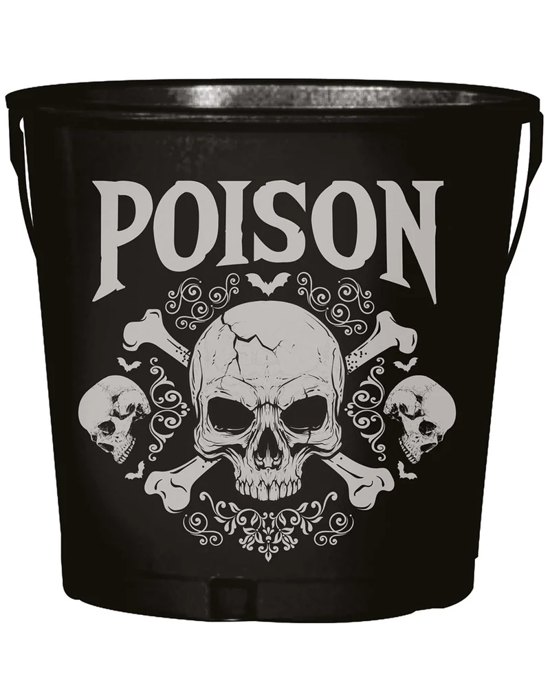 Gothic Skull "Poison" Metall Behälter
