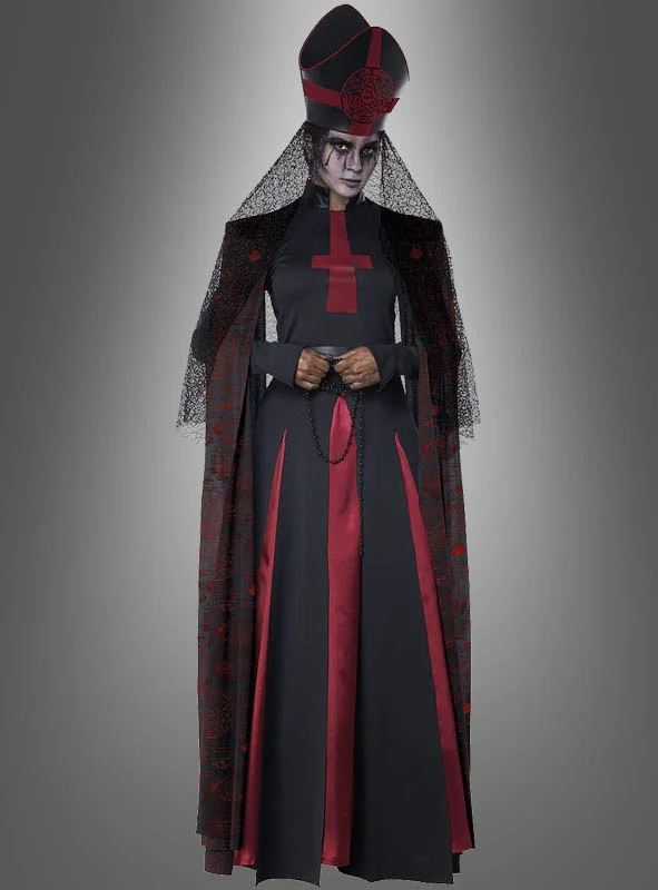 Dunkle Priesterin Halloween Kostüm