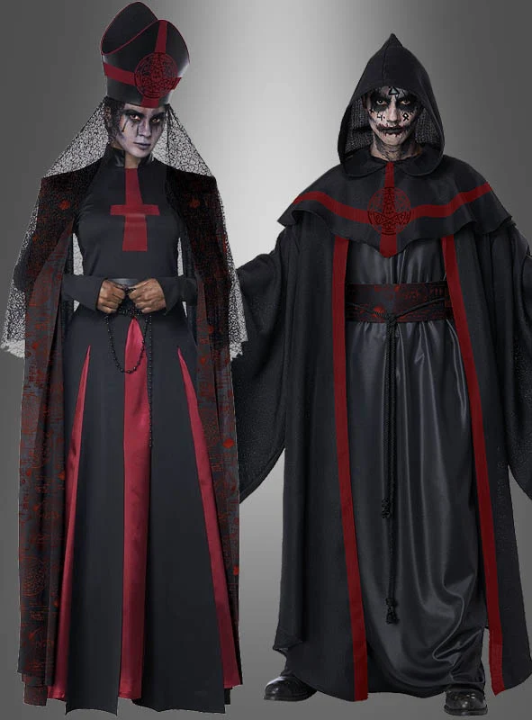 Dunkle Priesterin Halloween Kostüm