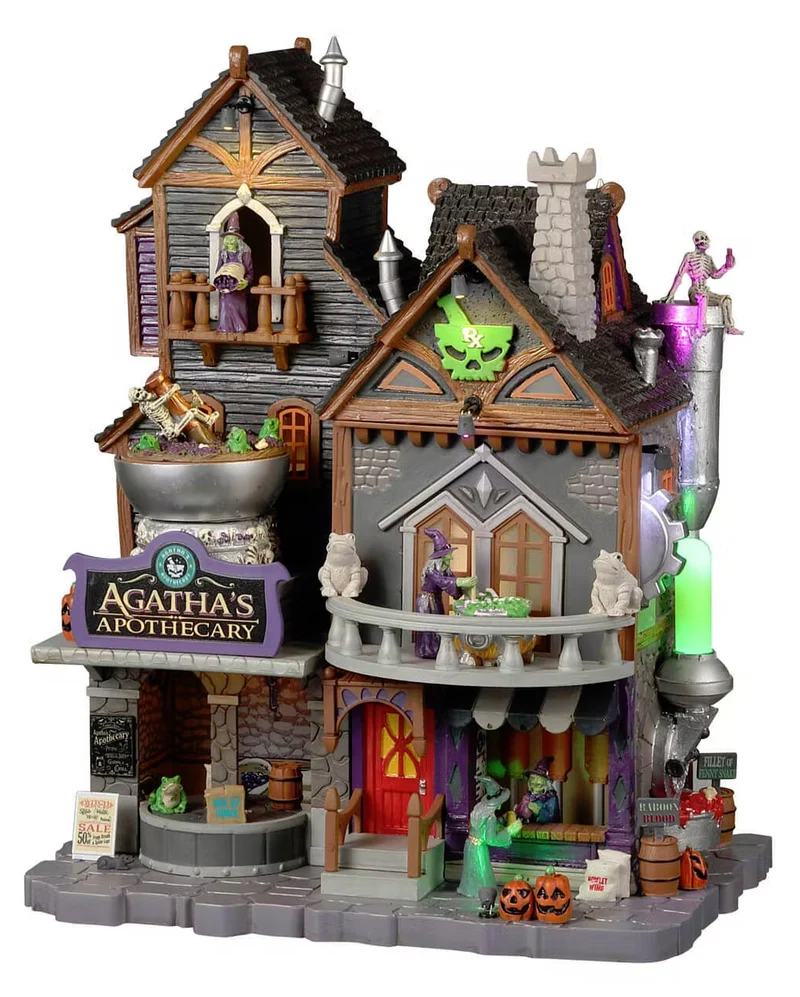Lemax Spooky Town - Agatha's Apotheke