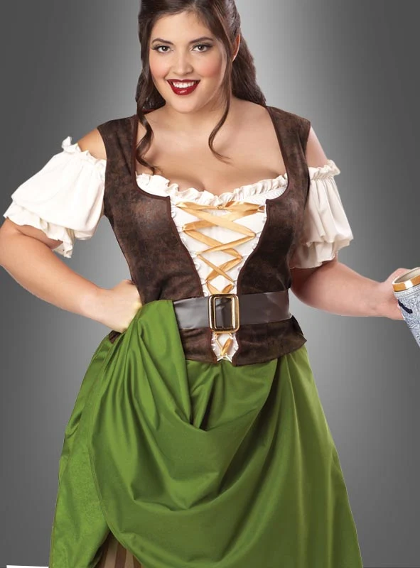 Schankmaid Kostüm XXL Kleid