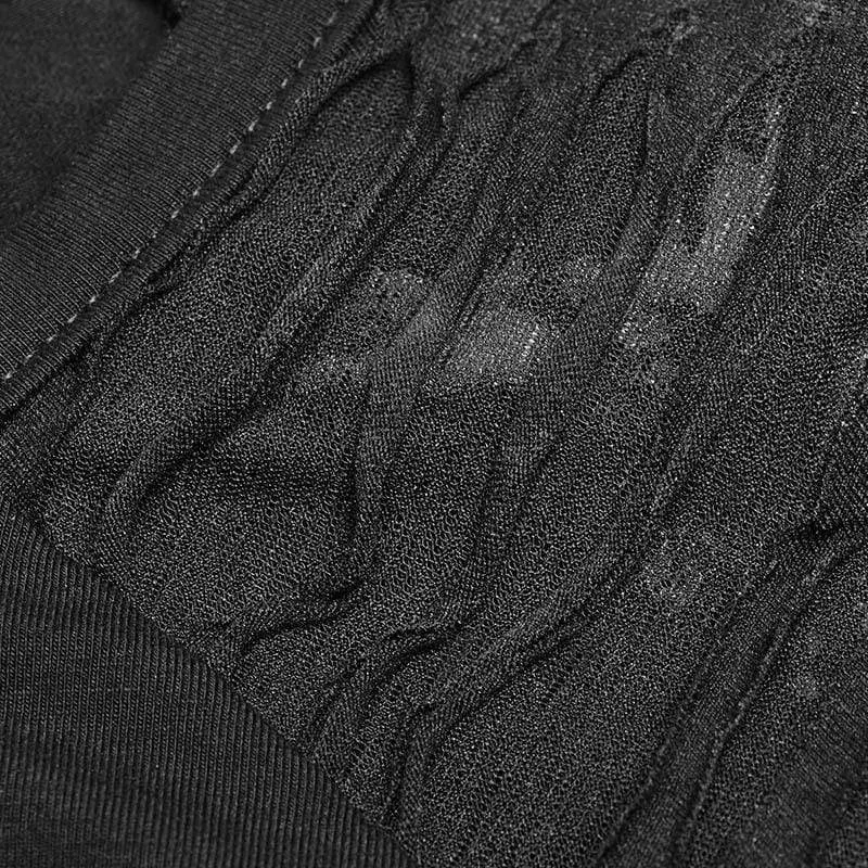 Distressed Sleeved Punk T-Shirt für Herren