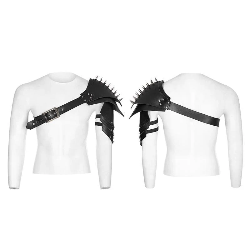 Herren Punk Spiked Schultergurt