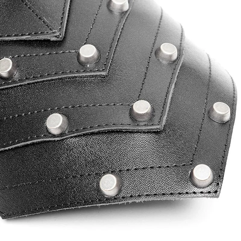 Herren Punk Spiked Schultergurt