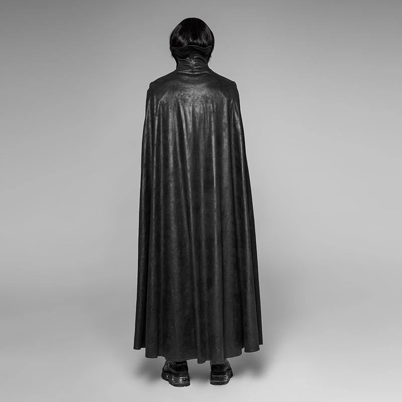 Herren Goth Long Cape Mantel