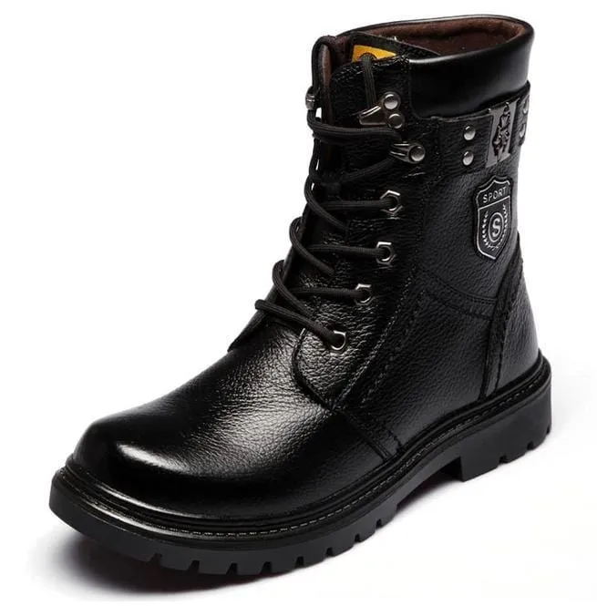 Herren Iron Buckle Strap Schnürstiefel von Martin