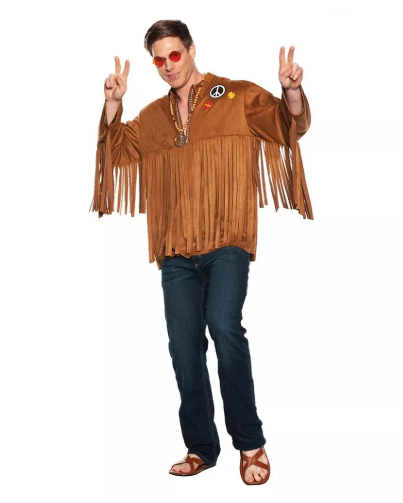 70s Hippie Fransen Shirt