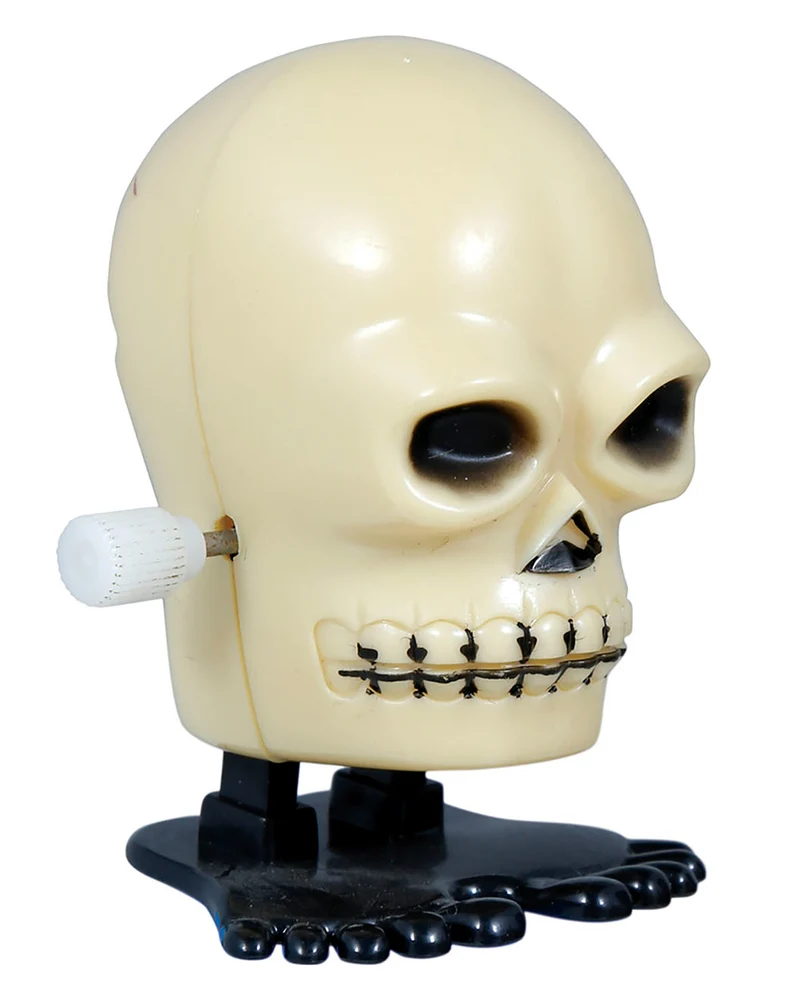 Totenkopf zum Aufziehen 5cm