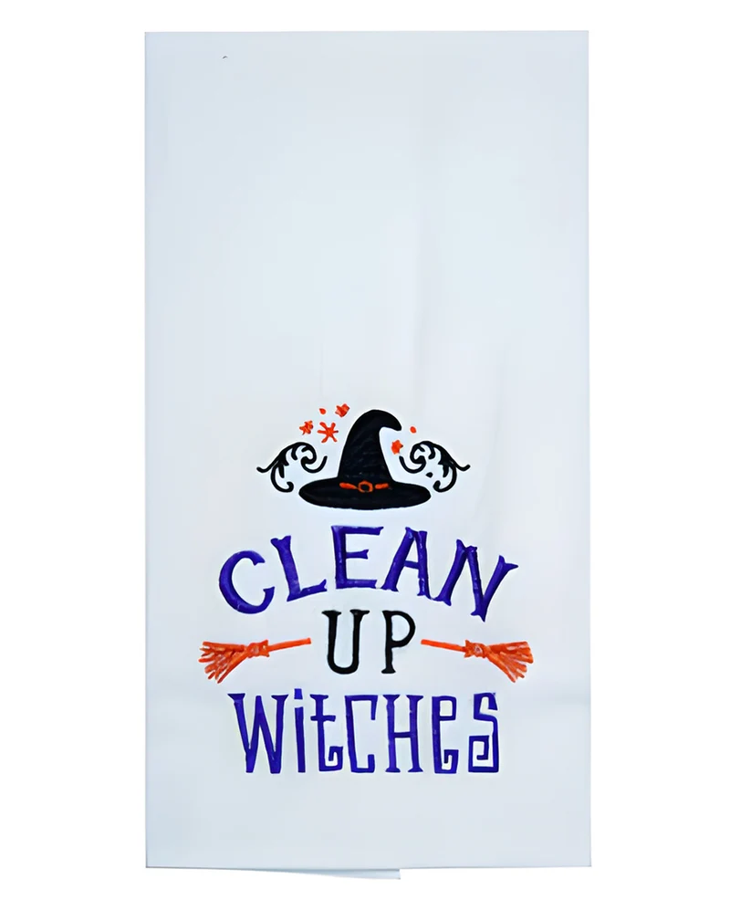 Clean Up Witches Geschirrtuch