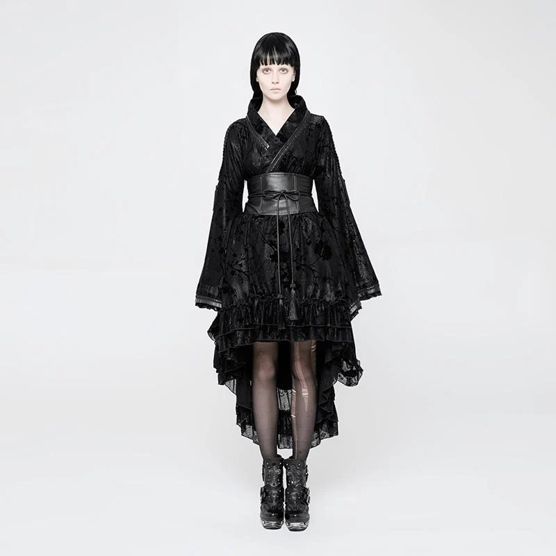 Frauen Goth Kimono Kleid