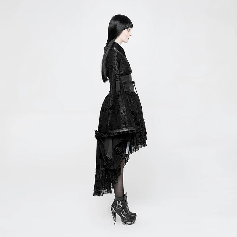 Frauen Goth Kimono Kleid