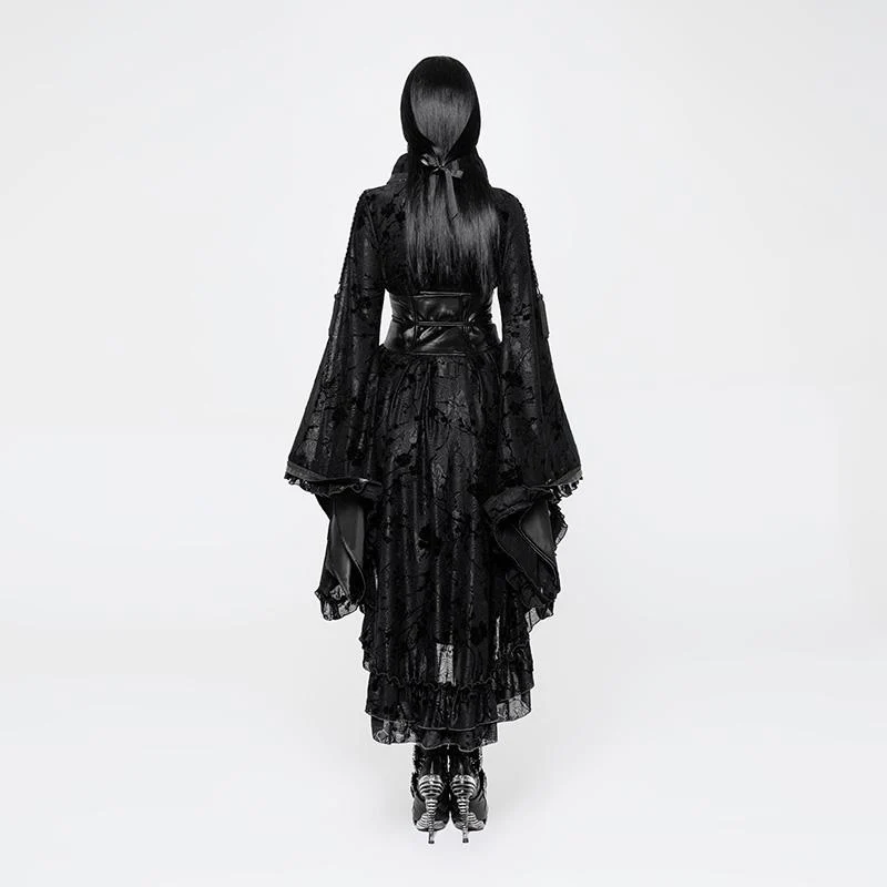 Frauen Goth Kimono Kleid