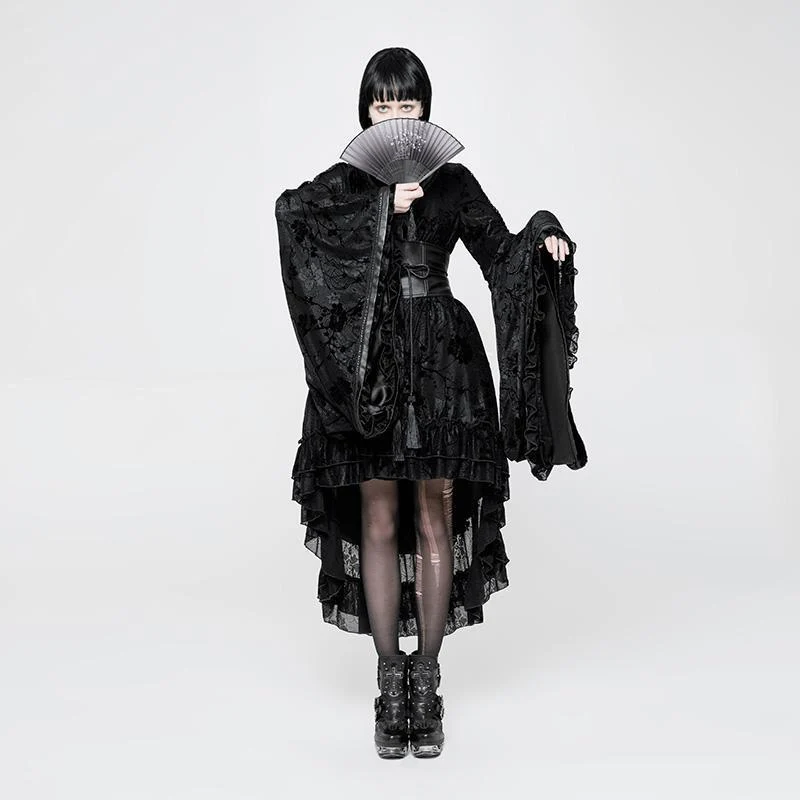 Frauen Goth Kimono Kleid