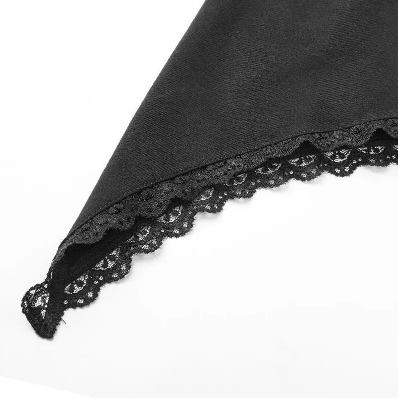 Frauen Bertha Neck Punk Top