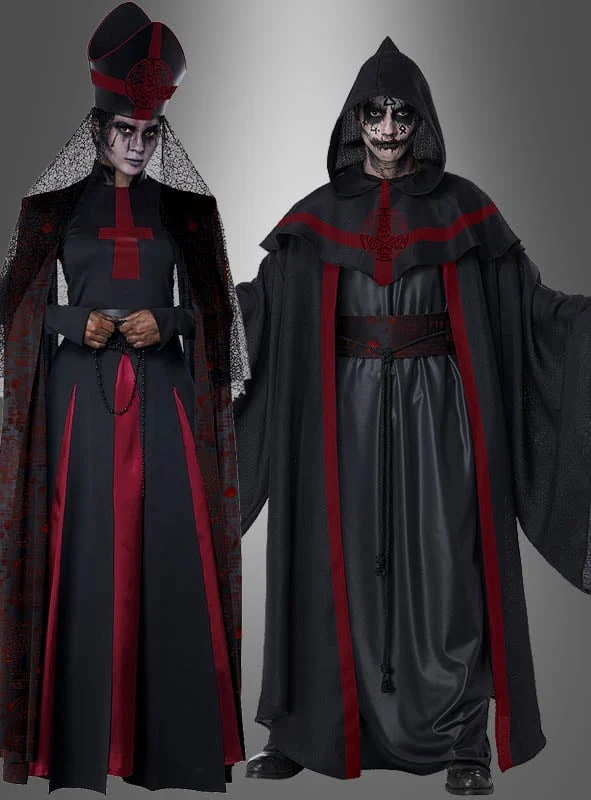 Dunkler Priester Robe Halloween