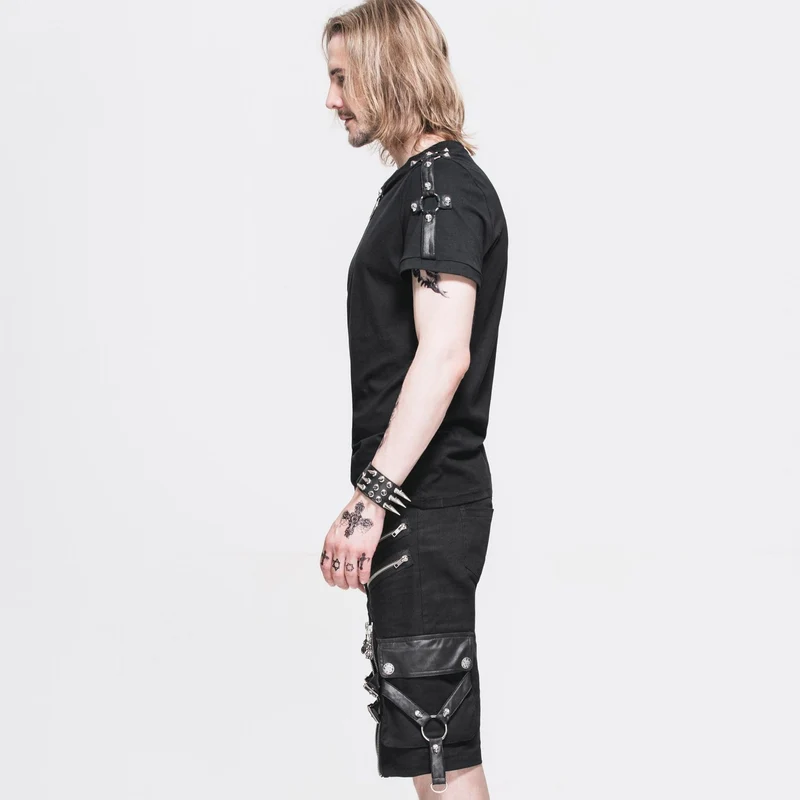 Herren Punk Bermuda Shorts