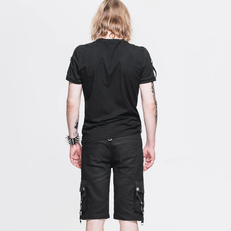 Herren Punk Bermuda Shorts